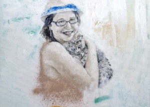 Portrait sur toile en cadeau par le portraitiste Enkage