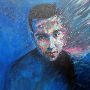 enkage-commande-portrait-peinture-artiste-002-01 Portrait peinture sur commande commandée pour un cadeau et réalisée par l'artiste Enkage