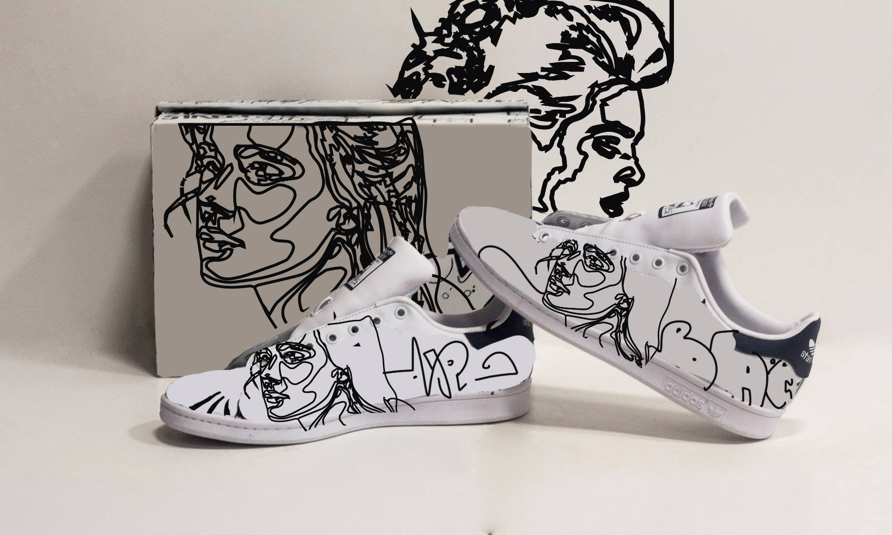 enkage-customisation-sneakers-01-01 Body painting: l'art au corps par l'artiste Enkage