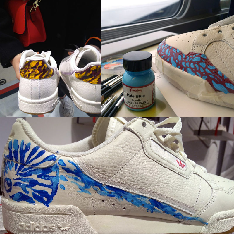 adidas superstar peinture
