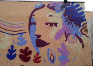 Fresque en peinture sur Meyreuil et inauguration de la fresque avec Enkage et Ka divers