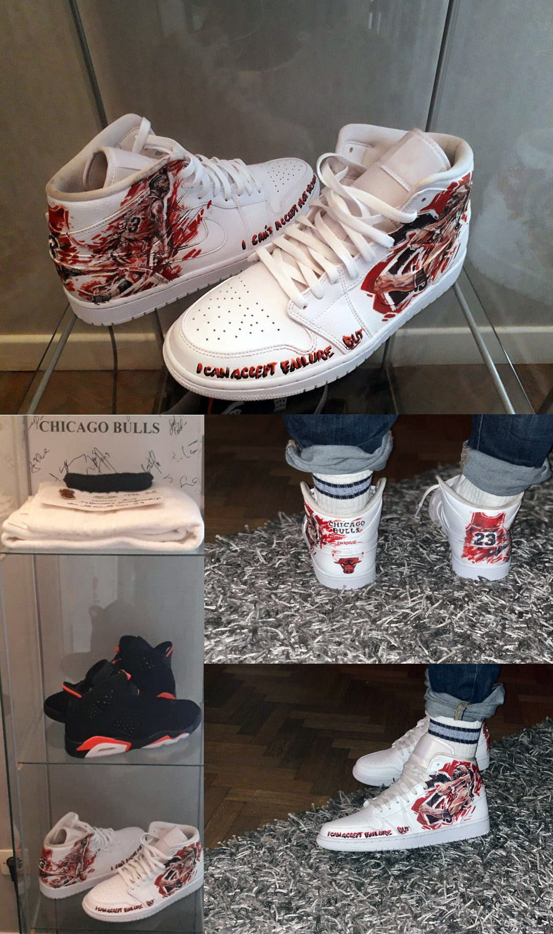 Collection customisation sneakers basket Michael Jordan by Enkage