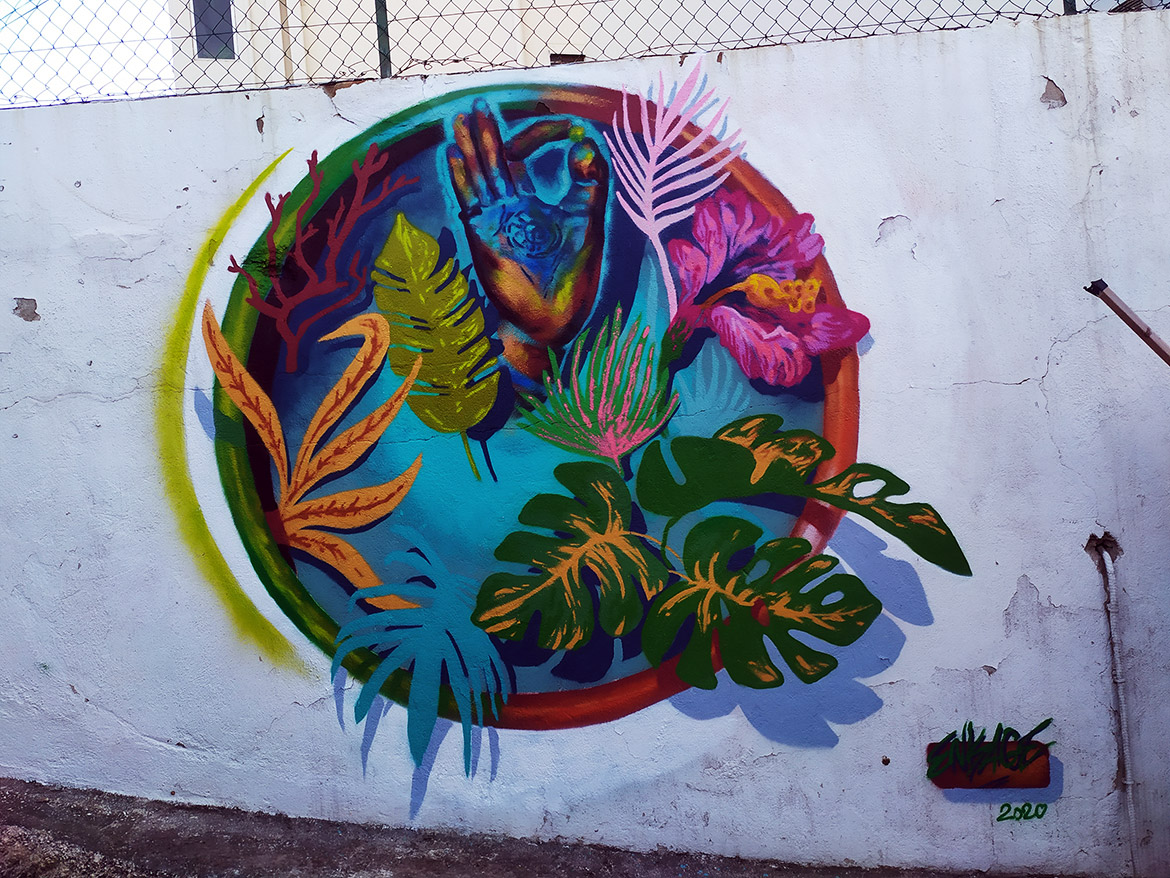 Décoration murale ambiance végétale
