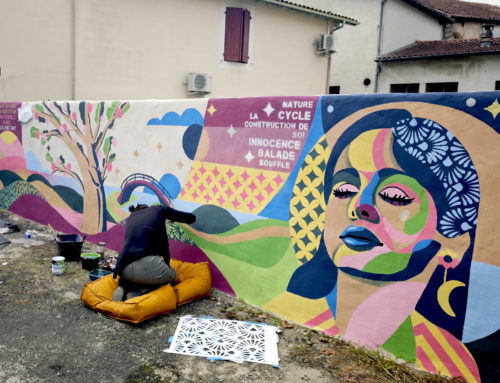 Fresque Street art collective — création murale participative avec l’artiste Enkage